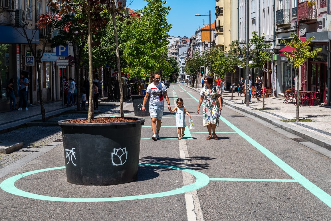 Zonas pedonais no centro do Porto regressam este fim de semana com alguns melhoramentos