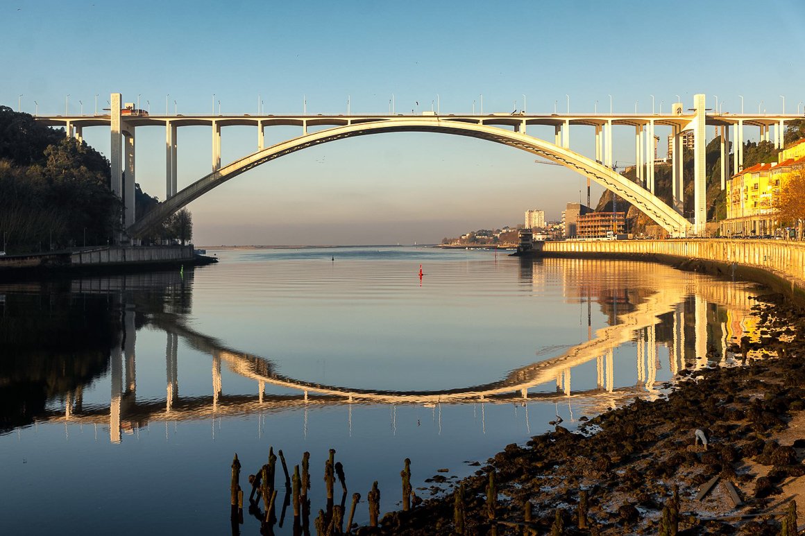 Ponte da Arrabida Bridge in Porto